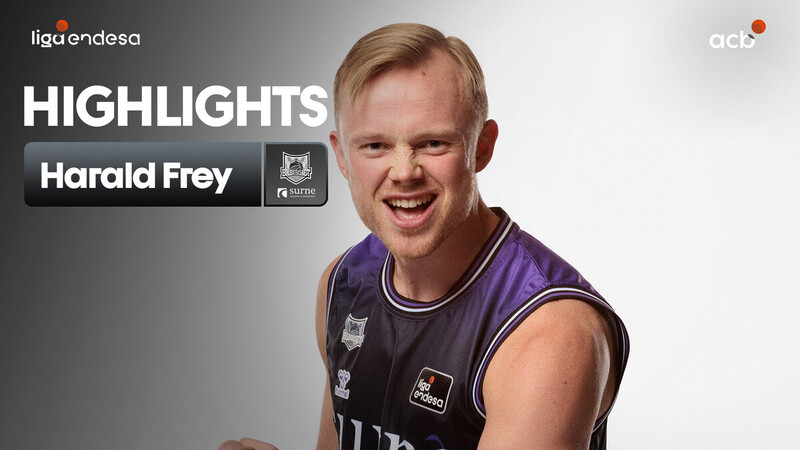 Harald Frey, 24 puntos ante UCAM Murcia