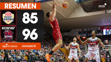 Resumen B&agrave;squet Girona 85 - Kosner Baskonia 96 (J15)