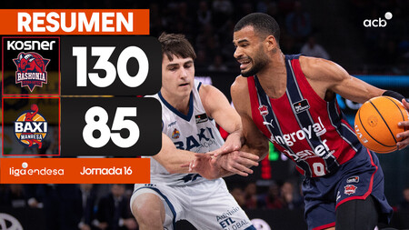 Resumen Kosner Baskonia 130 - BAXI Manresa 85 (J16)
