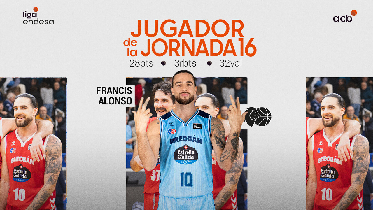 Francis Alonso, Jugador de la Jornada 16 de la Liga Endesa 2025-26
