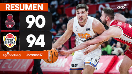 Resumen Casademont Zaragoza 90 - B&agrave;squet Girona 94 (J17)