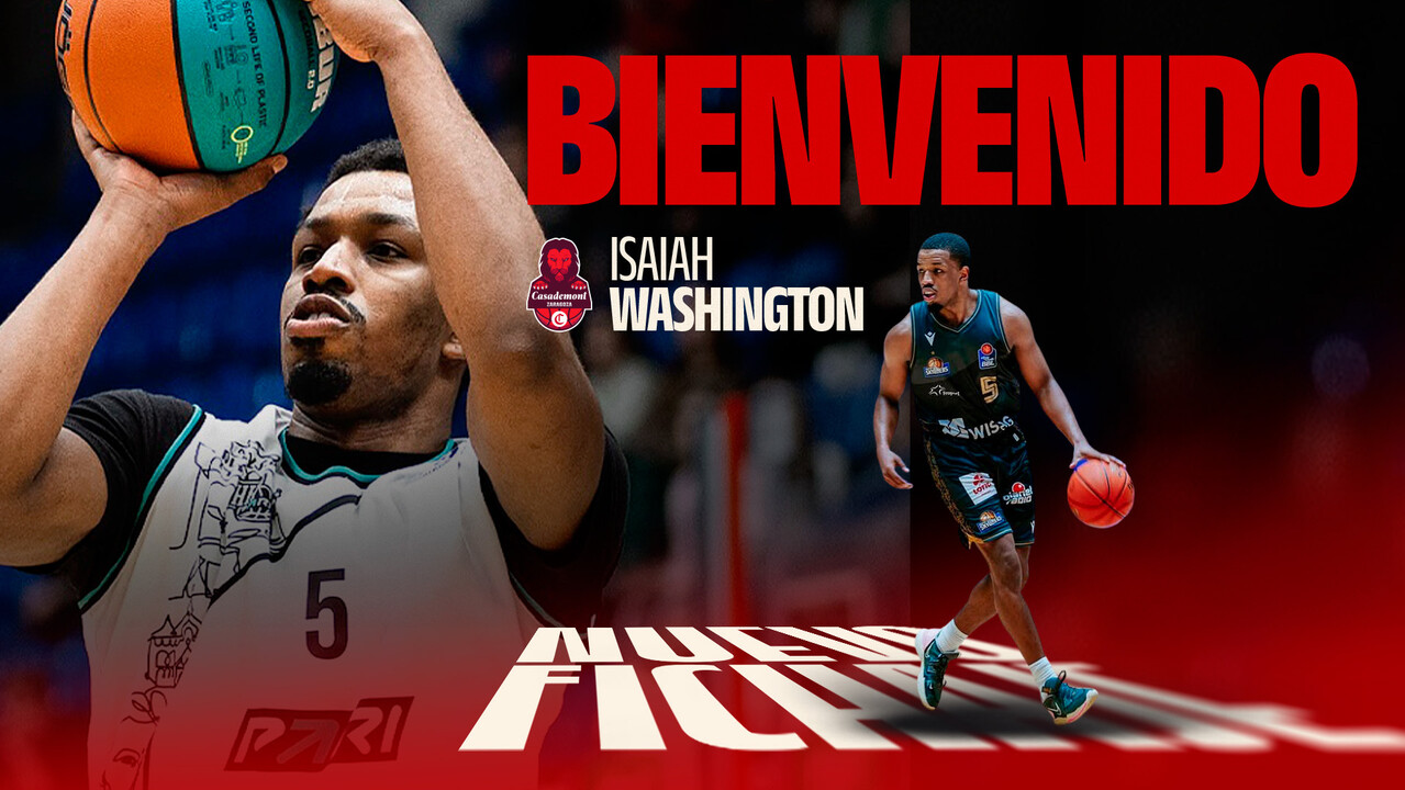 Isaiah Washington refuerza la direcci&oacute;n de Casademont Zaragoza