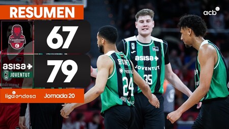 Resumen Casademont Zaragoza 67 - Asisa Joventut 79 (J20)