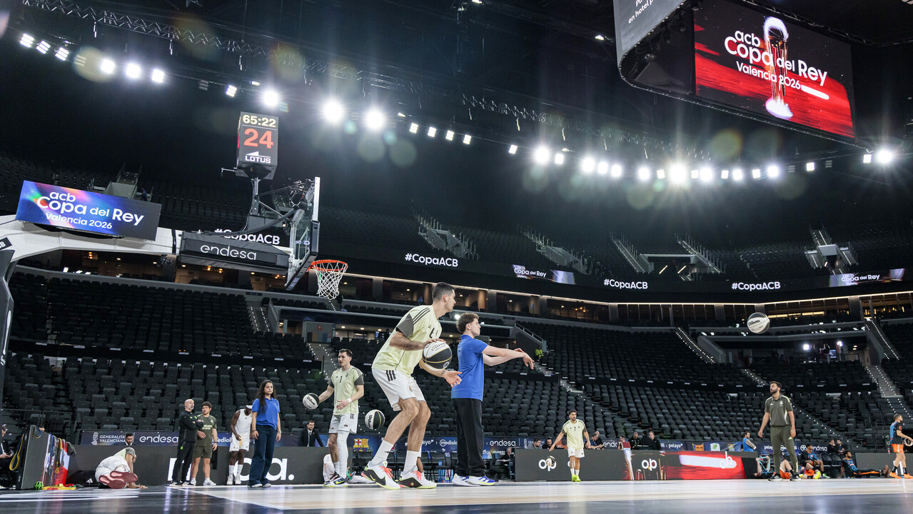 &iexcl;Todo a punto para el Valencia Basket-Real Madrid!