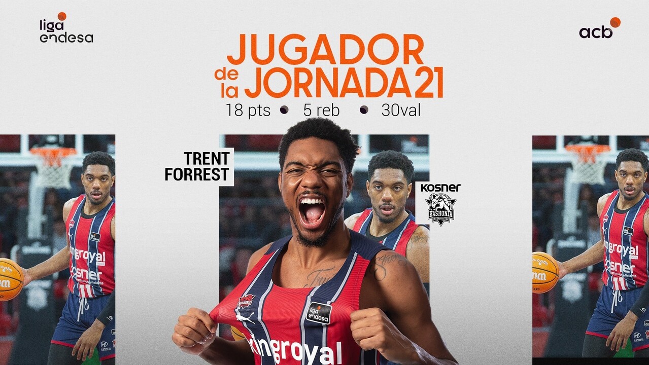 Trent Forrest, jugador de la Jornada 21