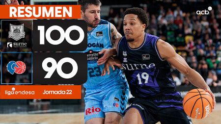 Resumen Surne Bilbao 100- Rio Breogan 90 J.22