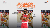 Un DeJulius de r&eacute;cord se corona como Jugador de la Jornada 23
