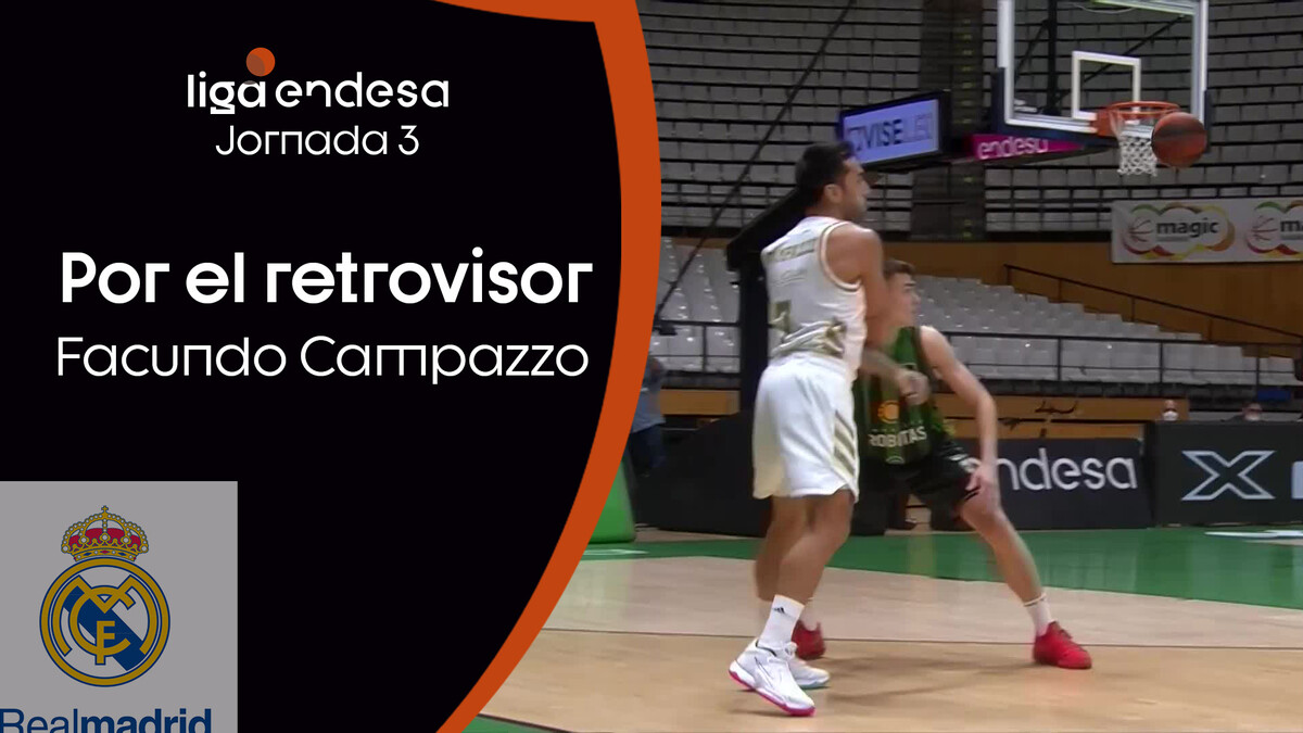 Facu Campazzo... ¡por el retrovisor!