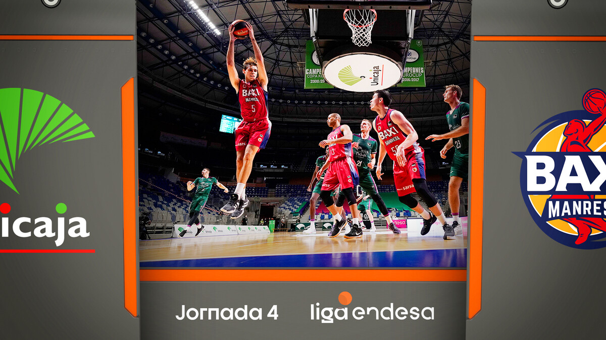 Resumen Unicaja 86 - BAXI Manresa 90 (J4)