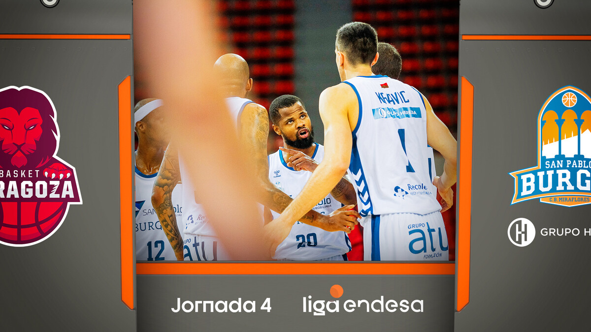 Resumen Casademont Zaragoza 86 - Hereda San Pablo Burgos 100 (J4)