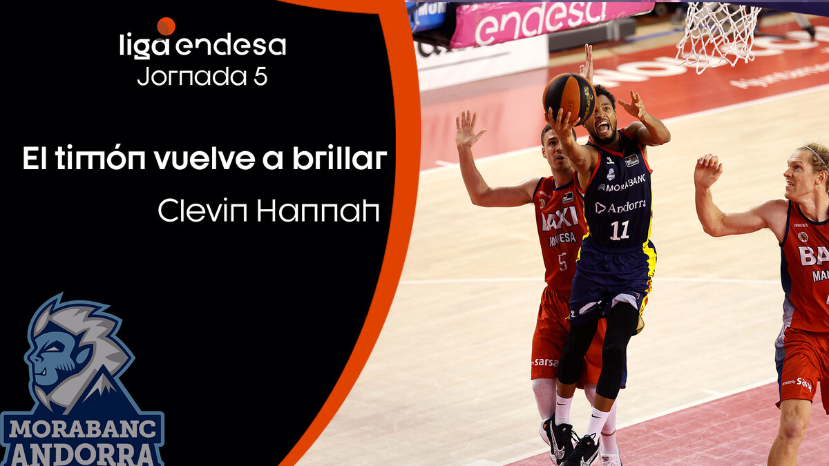 Clevin Hannah: el timón andorrano vuelve a brillar