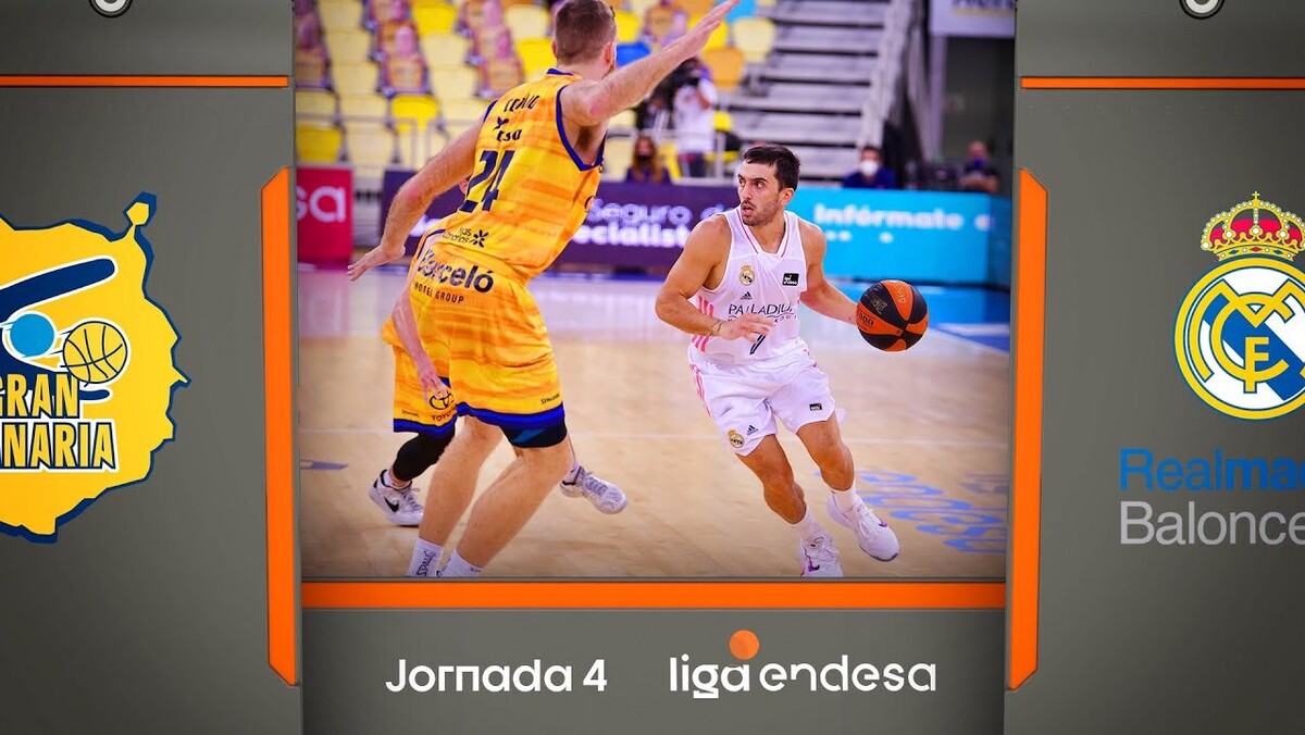 Resumen Herbalife Gran Canaria 65 - Real Madrid 90 (J4)