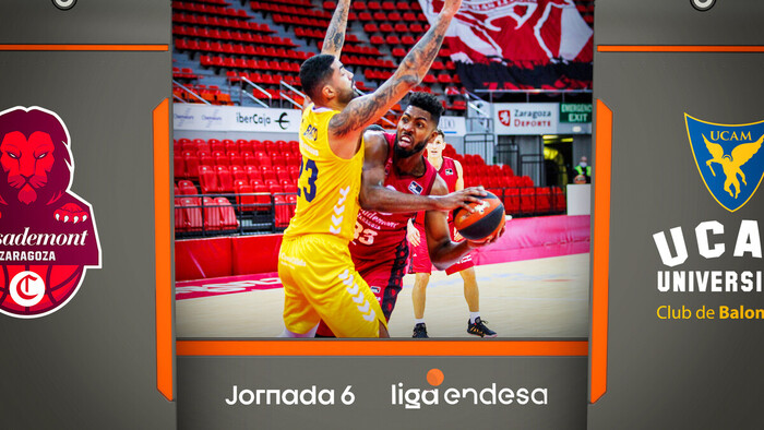 Resumen Casademont Zaragoza 98 - UCAM Murcia 86 (J6)