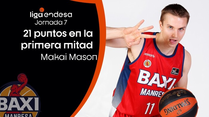 21 puntos en la primera mitad para Mason