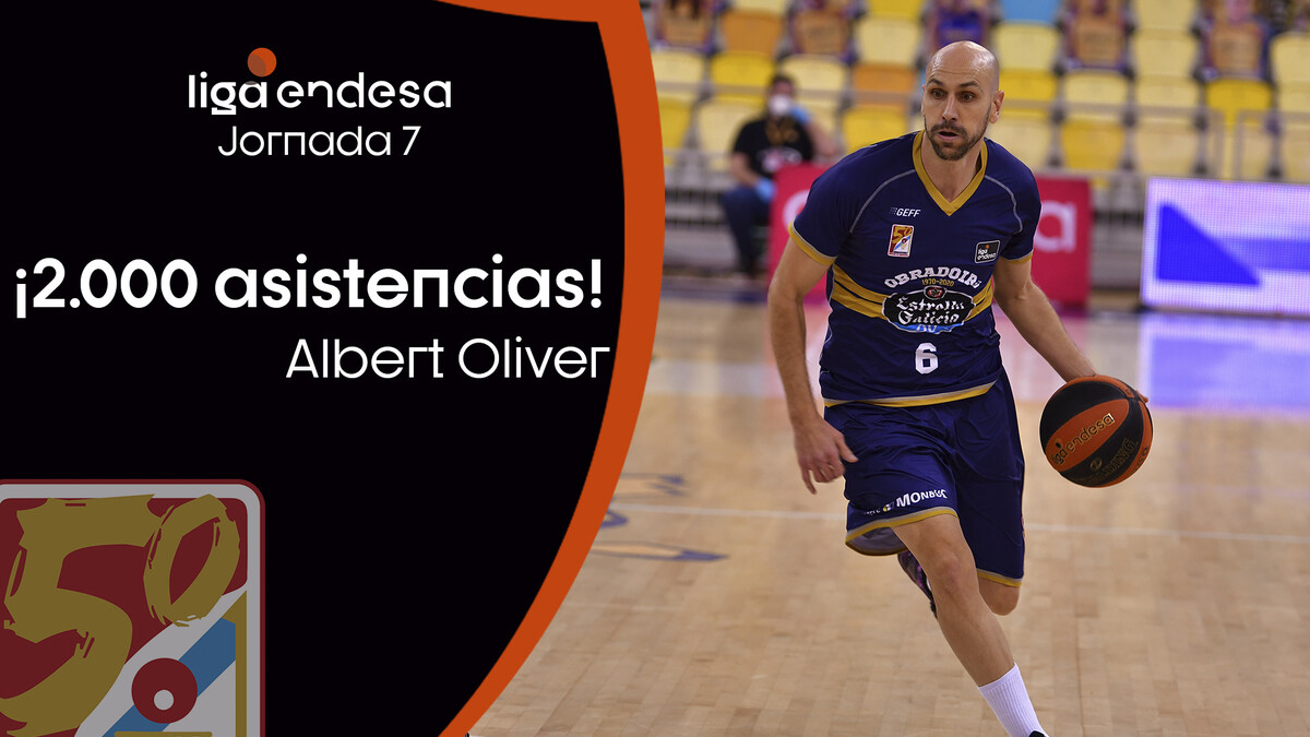 Albert Oliver alcanza las 2.000 asistencias