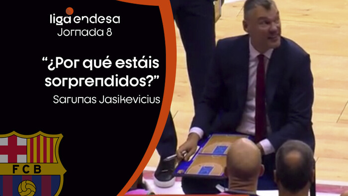 Jasikevicius: "¿De qué estáis sorprendidos?