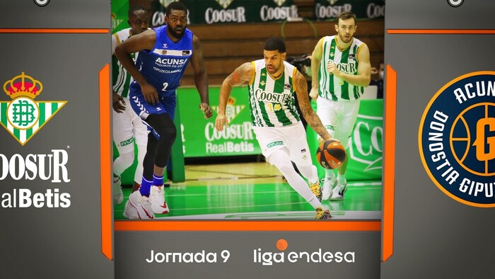Resumen Coosur Real Betis 74 - Acunsa Gipuzkoa Basket 62 (J9)