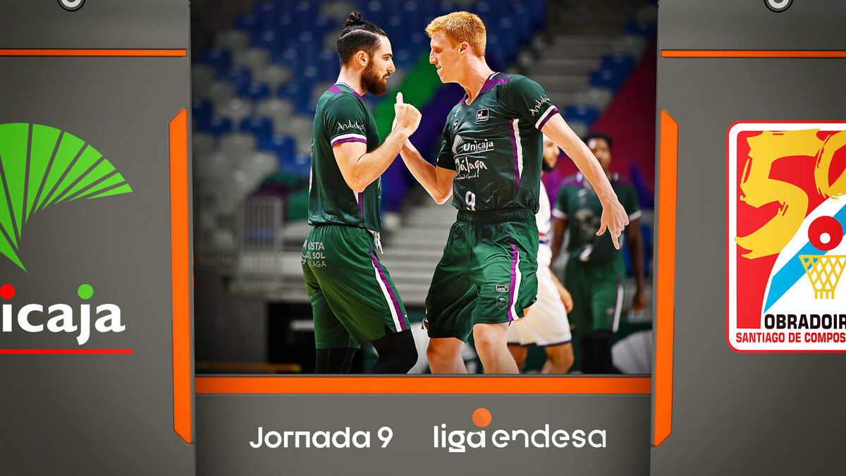 Resumen Unicaja 82 - Monbus Obradoiro 76 (J9)