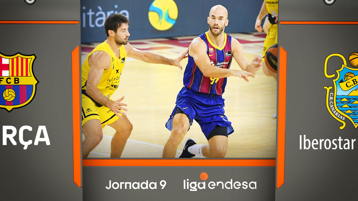 Resumen Barça 81 - Iberostar Tenerife 74 (J9)