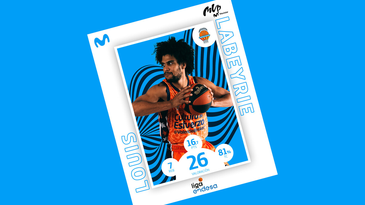 Louis Labeyrie, MVP Movistar del mes de noviembre