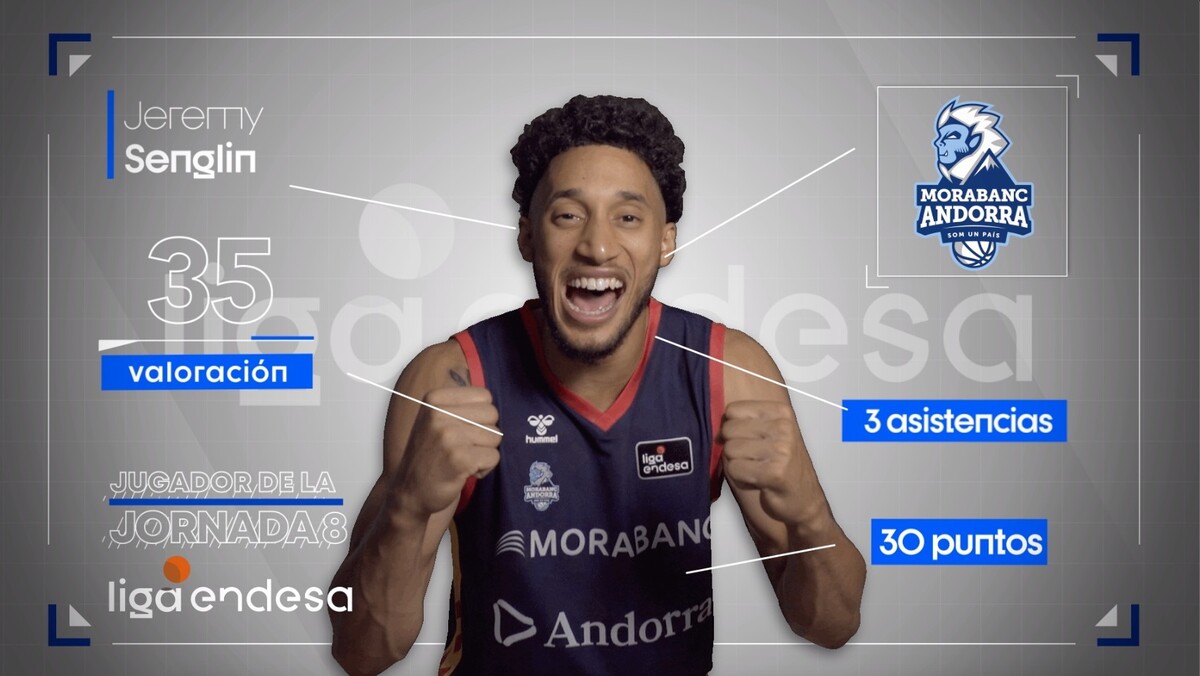 Jeremy Senglin, Jugador de la Jornada 8