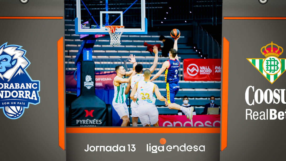 Resumen MoraBanc Andorra 72 - Coosur Real Betis 55 (J13)