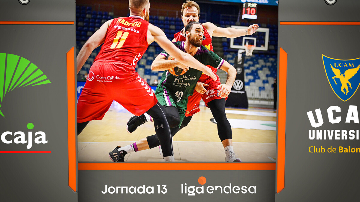 Resumen Unicaja 102 - UCAM Murcia 81 (J13)