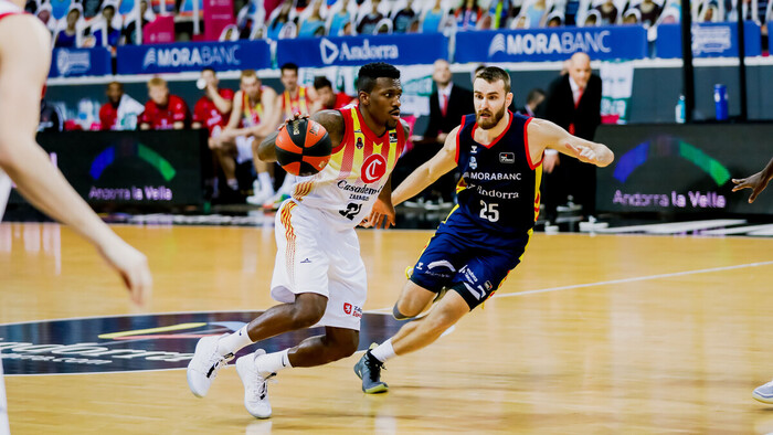 Casademont Zaragoza rompe su racha de derrotas en Andorra (83-98)