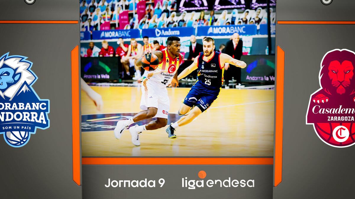 Resumen Morabanc Andorra 83 - Casademont Zaragoza 98 (J9)