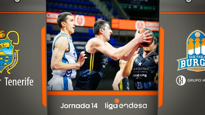 Resumen Iberostar Tenerife 84 - Hereda San Pablo Burgos 79 (J14)