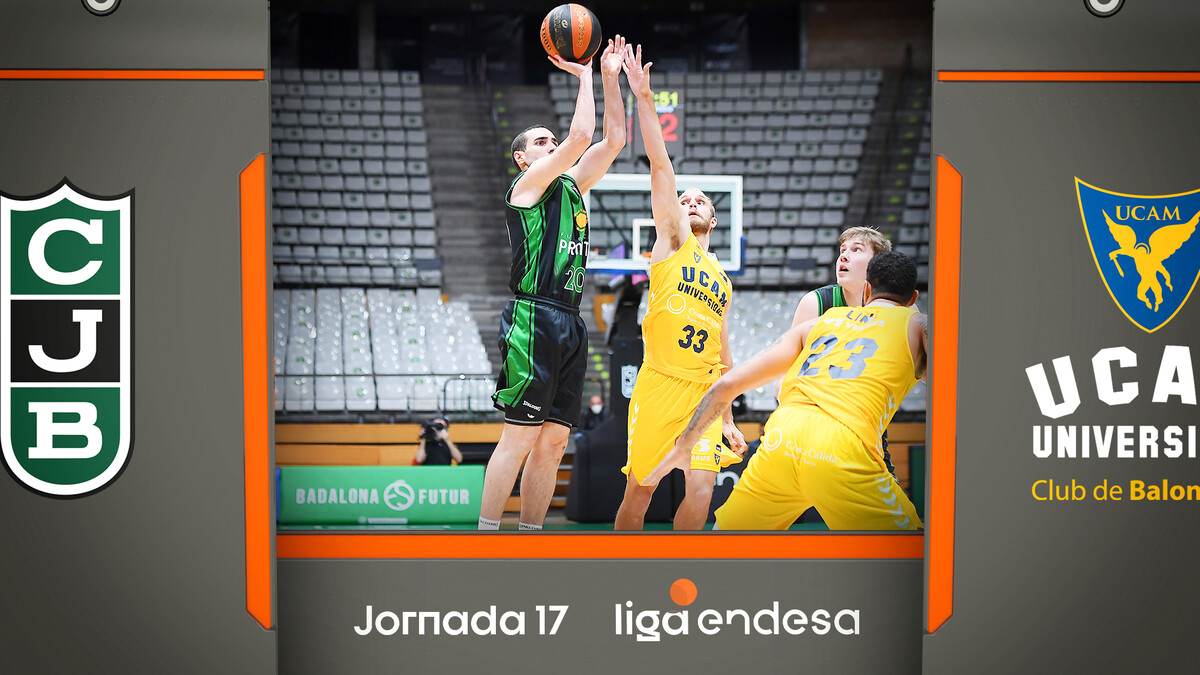 Resumen Joventut de Badalona 104  - UCAM Murcia 93 (J17)