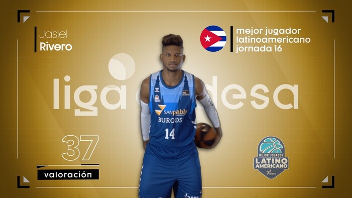 Jasiel Rivero, Mejor Latinoamericano de la Jornada 16