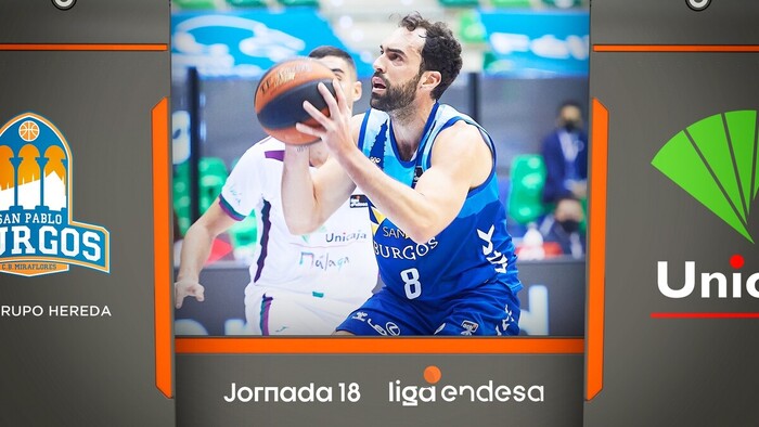 Resumen Hereda San Pablo Burgos 95 - Unicaja 83 (J18)