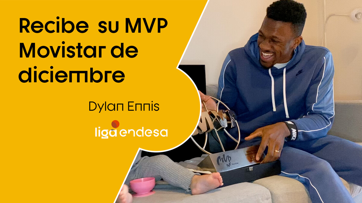 ¡Sorpresa familiar! Dylan Ennis recibe el MVP Movistar de diciembre