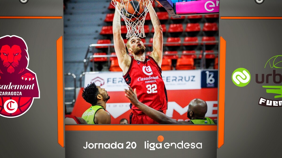 Resumen Casademont Zaragoza 105 - Urbas Fuenlabrada 85 (J20)