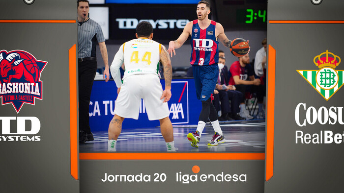 Resumen TD Systems Baskonia 103 - Coosur Real Betis 76 (J20)