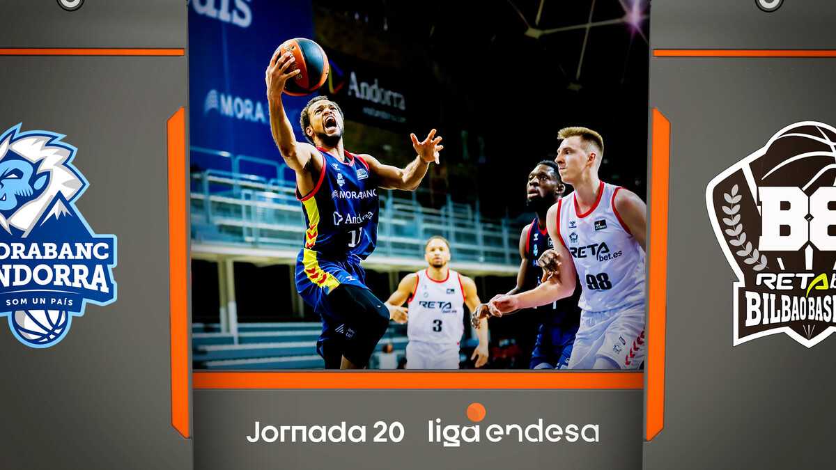 Resumen MoraBanc Andorra 72 - RETAbet Bilbao Basket 70 (J20)