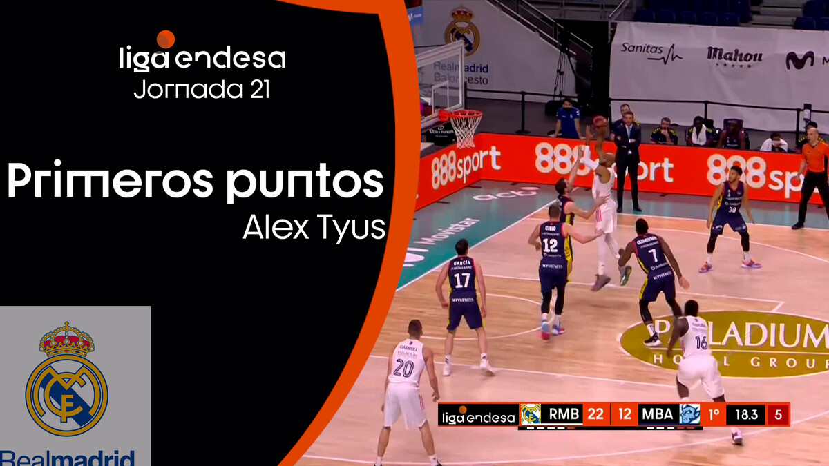 Los primeros puntos de Alex Tyus