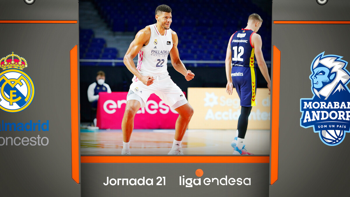 Resumen Real Madrid 86 - MoraBanc Andorra 79 (J21)