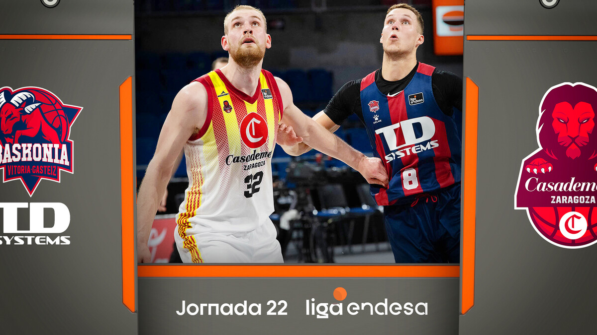 Resumen TD Systems Baskonia 89 - Casademont Zaragoza 61 (J22)