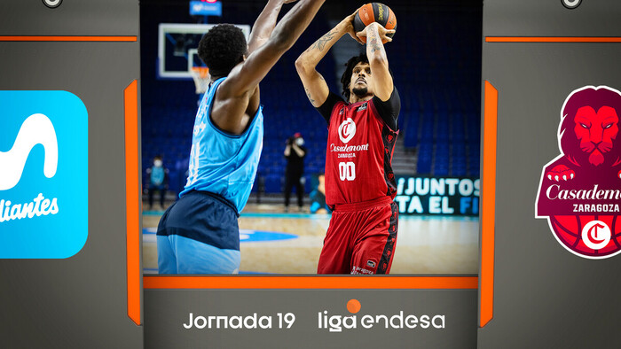 Resumen Movistar Estudiantes 73 - Casademont Zaragoza 79 (J19)