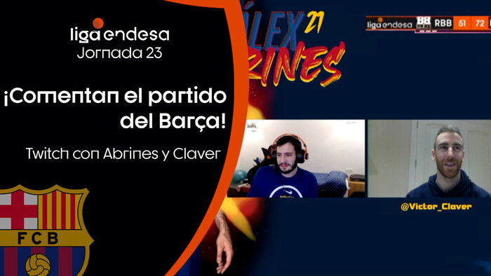 ¡Abrines comenta el RETAbet Bilbao Basket-Barça desde Twitch!