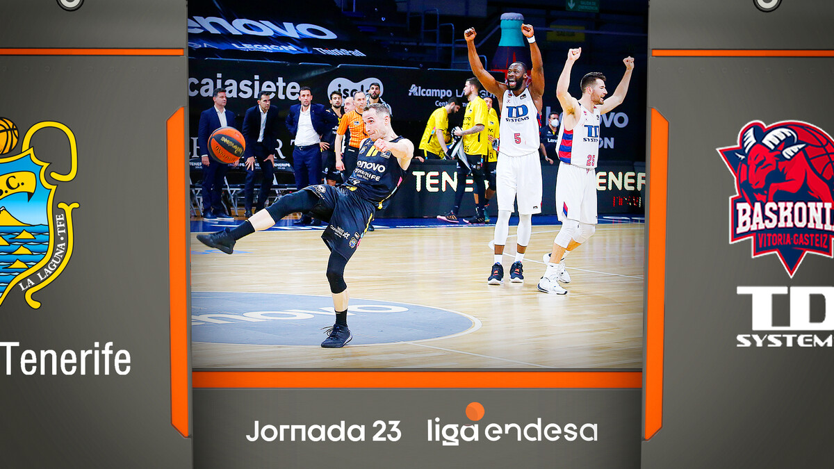 Resumen Lenovo Tenerife 79 - TD Systems Baskonia 81