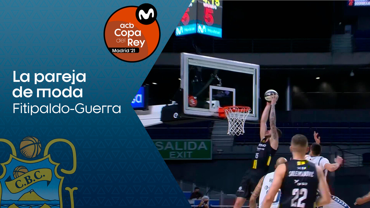 Genial alley-oop entre Fitipaldo y Guerra