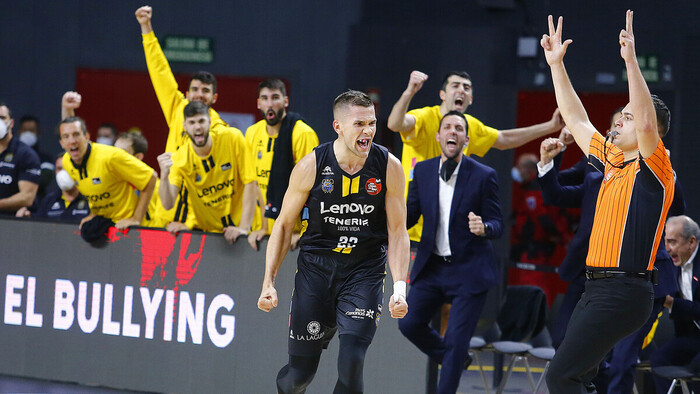 Lenovo Tenerife acaba con el sueño burgalés (87-76)