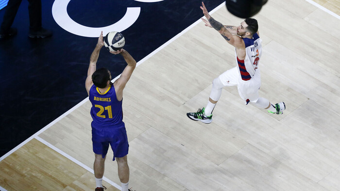 Abrines, cerca de acabar una Copa del Rey sin fallar un triple