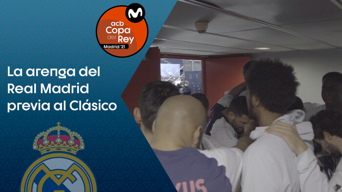 Felipe Reyes arenga a sus compañeros antes de la final