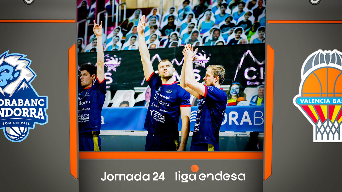 Resumen MoraBanc Andorra 84 - Valencia BC 72 (J24)