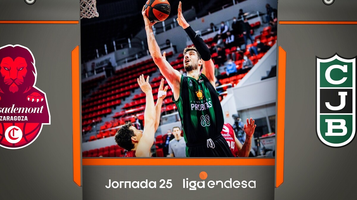 Resumen Casademont Zaragoza 95 - Club Joventut Badalona 100 (J25)