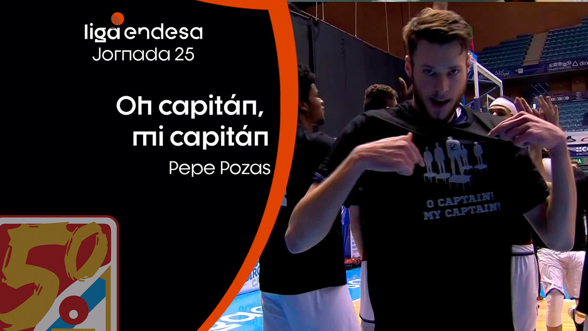 Oh, capitán, mi capitán: la camiseta para Pepe Pozas